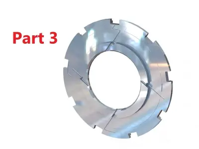 Torque convertor reactor - SolidWorks 3D model