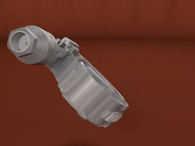 Worm drive clamp 3D model