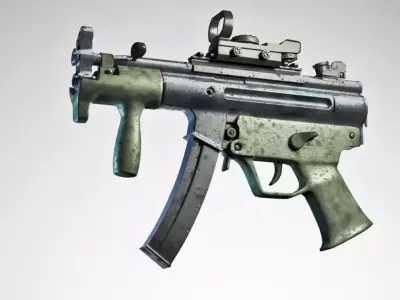 MP5K Tactical Sub-Machinegun Free 3D model