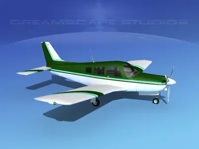 Piper Turbo Arrow 240 V14 3D model