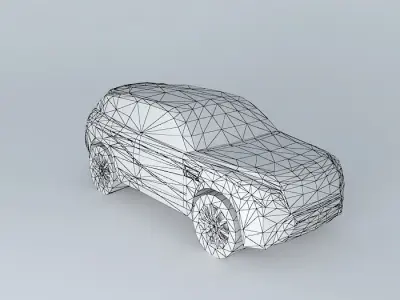 Car NERG E1 template Free 3D model