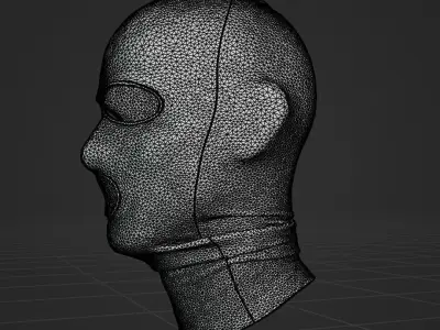 Balaclava Mask 3D model