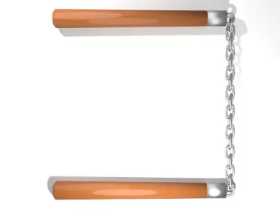 ChainStick - Wooden 3D model
