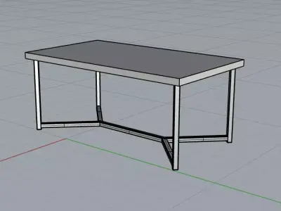 mesa centro Free 3D model purchase