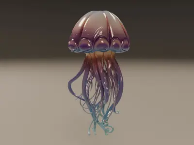 jellyfish 3D print model