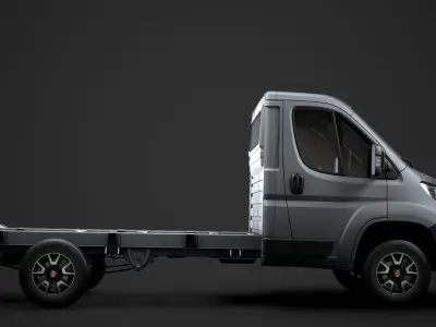 Fiat Ducato Chassis Truck Single Cab 3450WB 2020 3D model