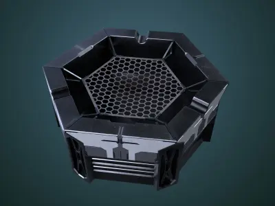 SciFi Ashtray Mk-1 3D model