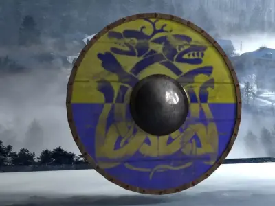 Viking Shield Free 3D model