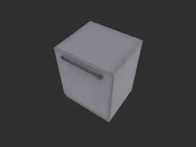 Dishwasher Low-poly 3D model