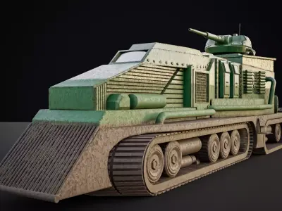 War machine Wall Breaker Tank Engine 3D model