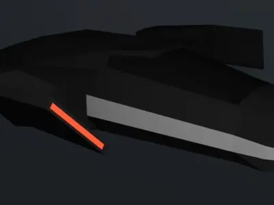 Spaceship JD86 Free 3D model