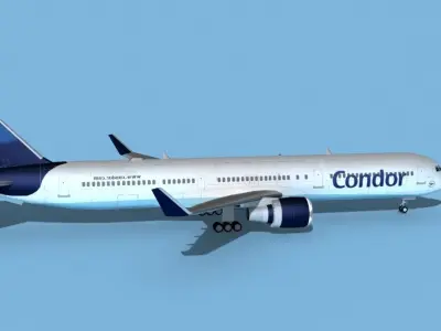 Boeing 767-400 Condor 3D model