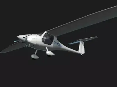 Pipistrel sinus Low-poly 3D model