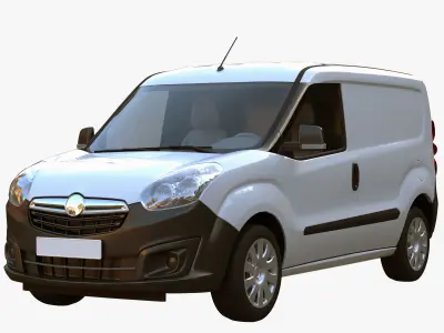 commercial van 3D model
