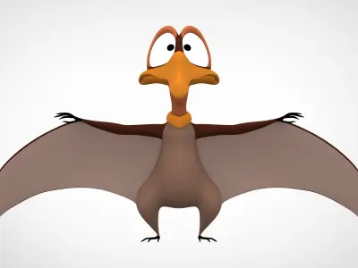 Petrie Flyer Low-poly 3D model