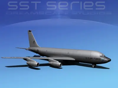 Boeing KC-135E Stratotanker V03 3D model