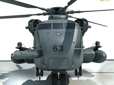 Sikorsky CH-53 Sea Stallion 3D model