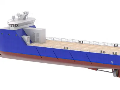 Tug Supply Vessel 3D model