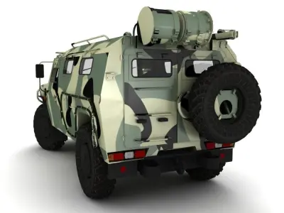 GAZ Tigr 3d model 3D model