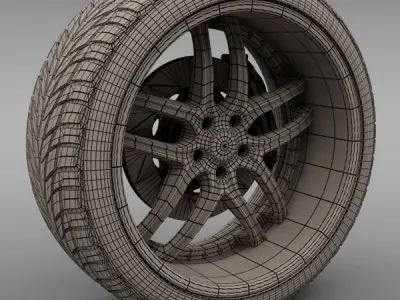 Savini Forged BS-2 Wheel 3D model
