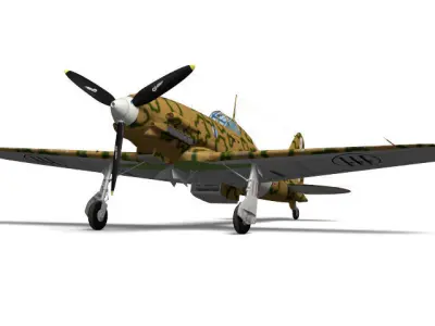 Macchi MC202 Folgore 3D model