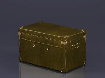 S00079 MAYFAIR STEAMER TRUNK Low-poly 3D model