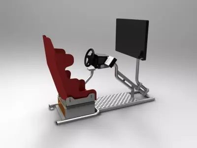 Racing Simulator Free 3D model