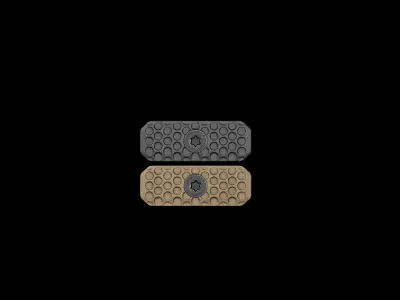 RailScales M-LOK Railcovers Low-poly 3D model