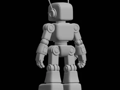 Robot Model 3D Print Model Robot Figure 3D print model
