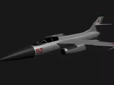 Yakovlev Yak 28P Firebar 3D model