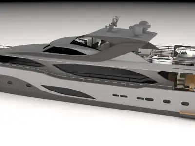 Yacht 32meter 3D model