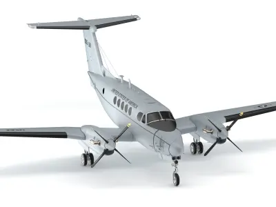 Beechcraft C-12 Huron 3D model