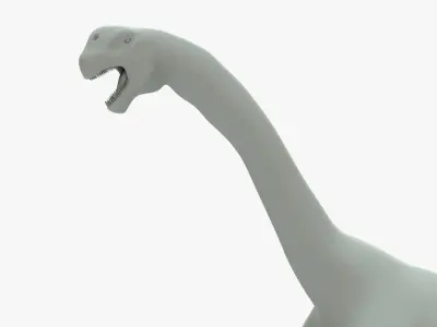 Camarasaurus Rigged Basemesh Low-poly 3D model