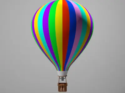 Hot Air Balloon - Modern 3D model