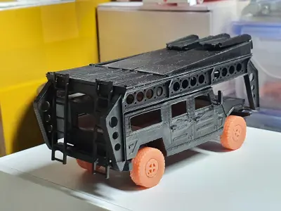 Uro Vamtac S3 in use with GEO in counter terrorism role 3D print model