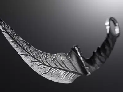 Ornate Karambit Knife 3D Model 3D model