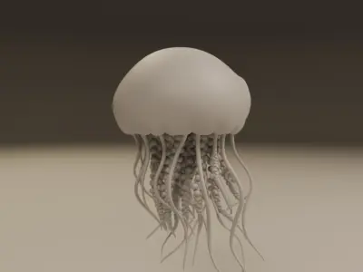 jellyfish 3D print model