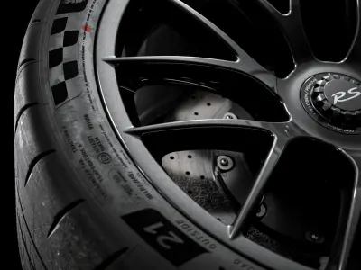 Michelin Pilot Sport CUP 2 R V3 325 30 ZR21 108Y 3D model