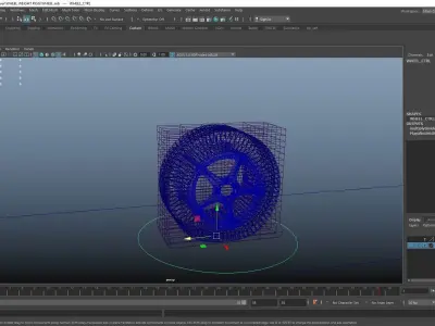 wheel wheight rigg Free 3D model
