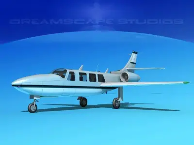 Piper Aerostar FJ-100 Fanjet V09 3D model