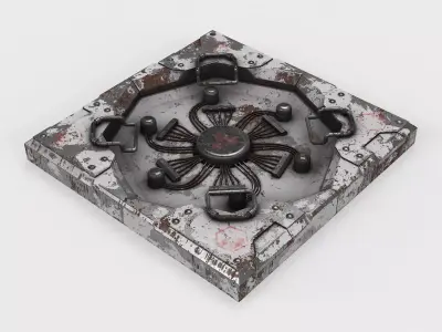 panel sci-fi 04 3D model