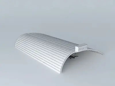 Boeing 747 800ER D Doors and Painting Free 3D model