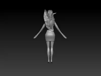 Jungle Elf Free 3D model