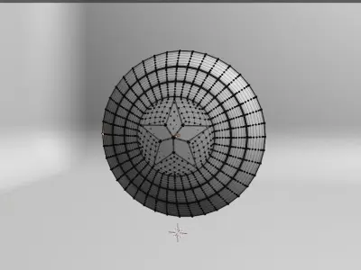 Captain America Shield 3D Model Free 3D model