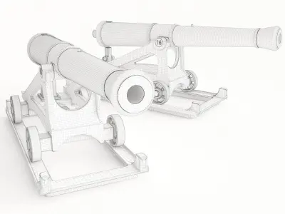 Cannon vol 01 3D model