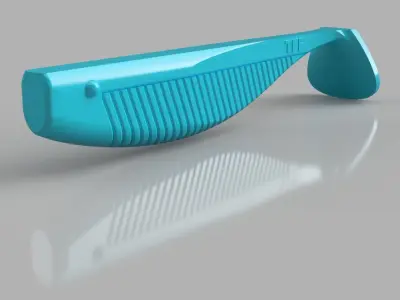 OPEN POUR MOLD SHAD STL STEP FILE FOR CNC AND 3D PRINT Free 3D print model