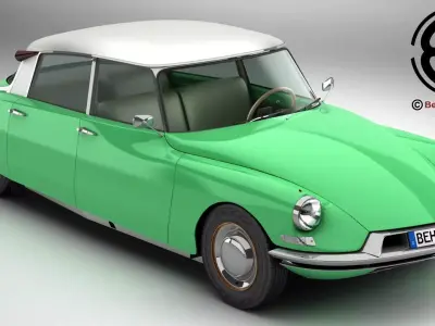 Citroen DS 19 3D model