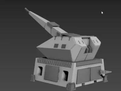 RTS Patriot Missille 3D model