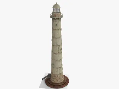 Lighthouse Low-poly 3D model