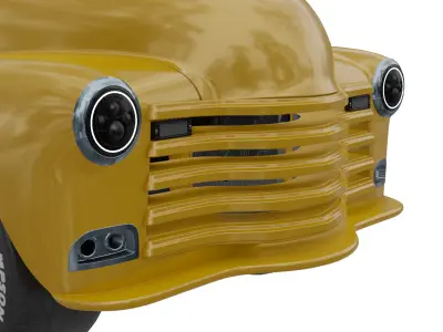 chevrolet weaver Low-poly 3D model